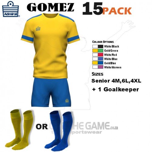 Soccer Kits on Sale including Admiral Kits, Nike Kits, Team Kits, Custom Kits, Soccer Boots 